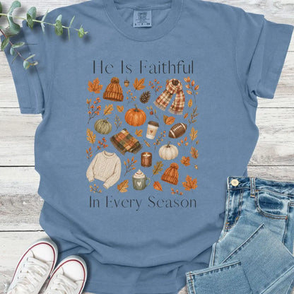 Fall Faithfulness T-Shirt - Christian graphic tee