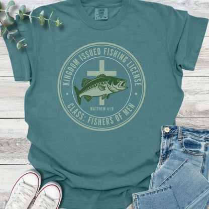 Fishing License T-Shirt - Christian graphic tee