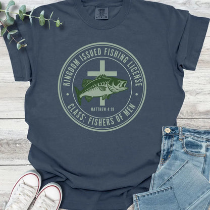 Fishing License T-Shirt - Christian graphic tee