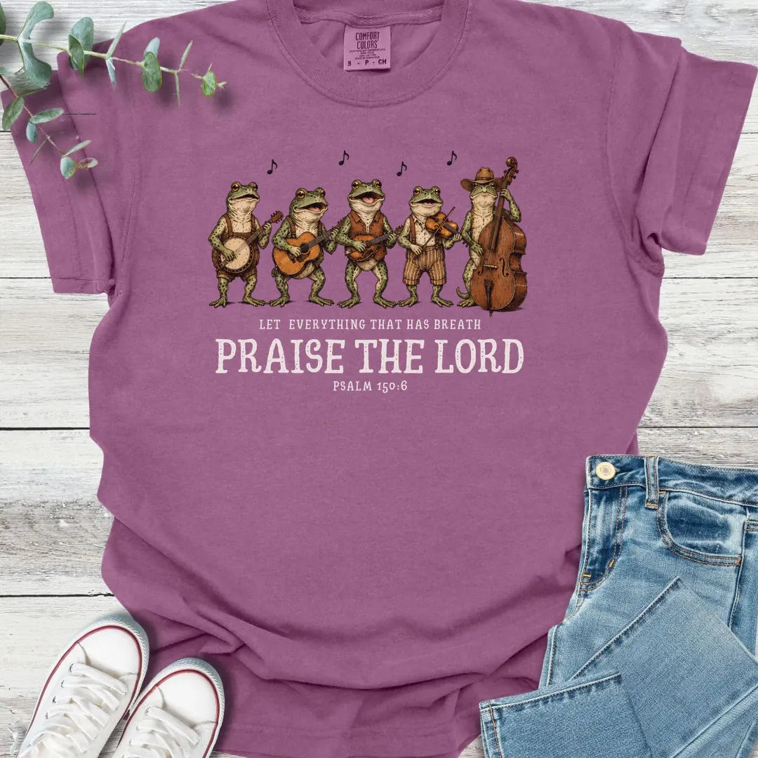 Frog Band T-Shirt - Christian graphic tee