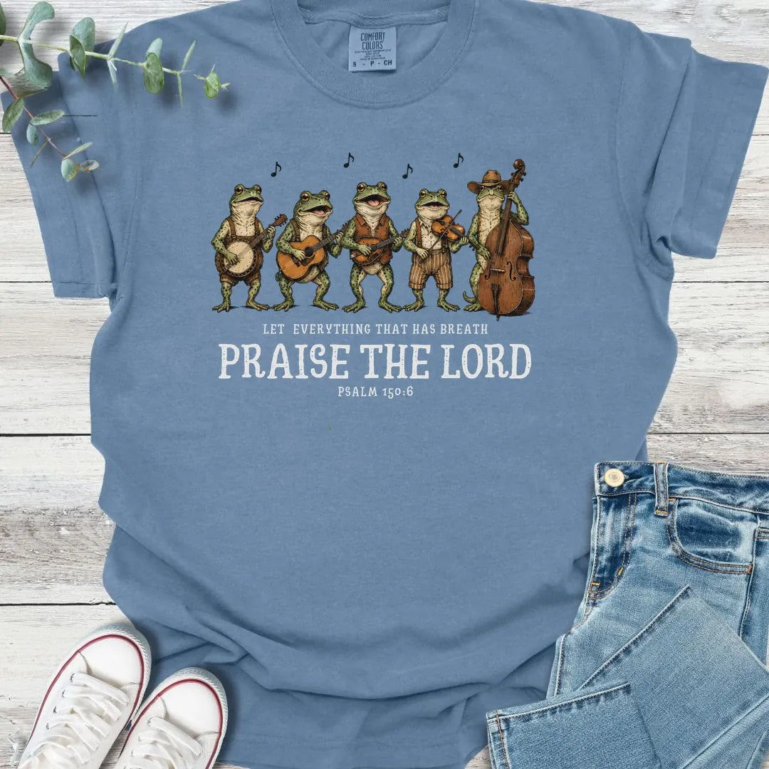 Frog Band T-Shirt - Christian graphic tee