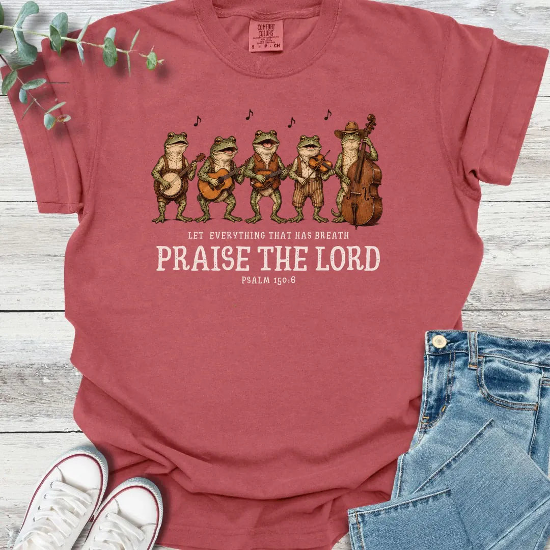 Frog Band T-Shirt - Christian graphic tee