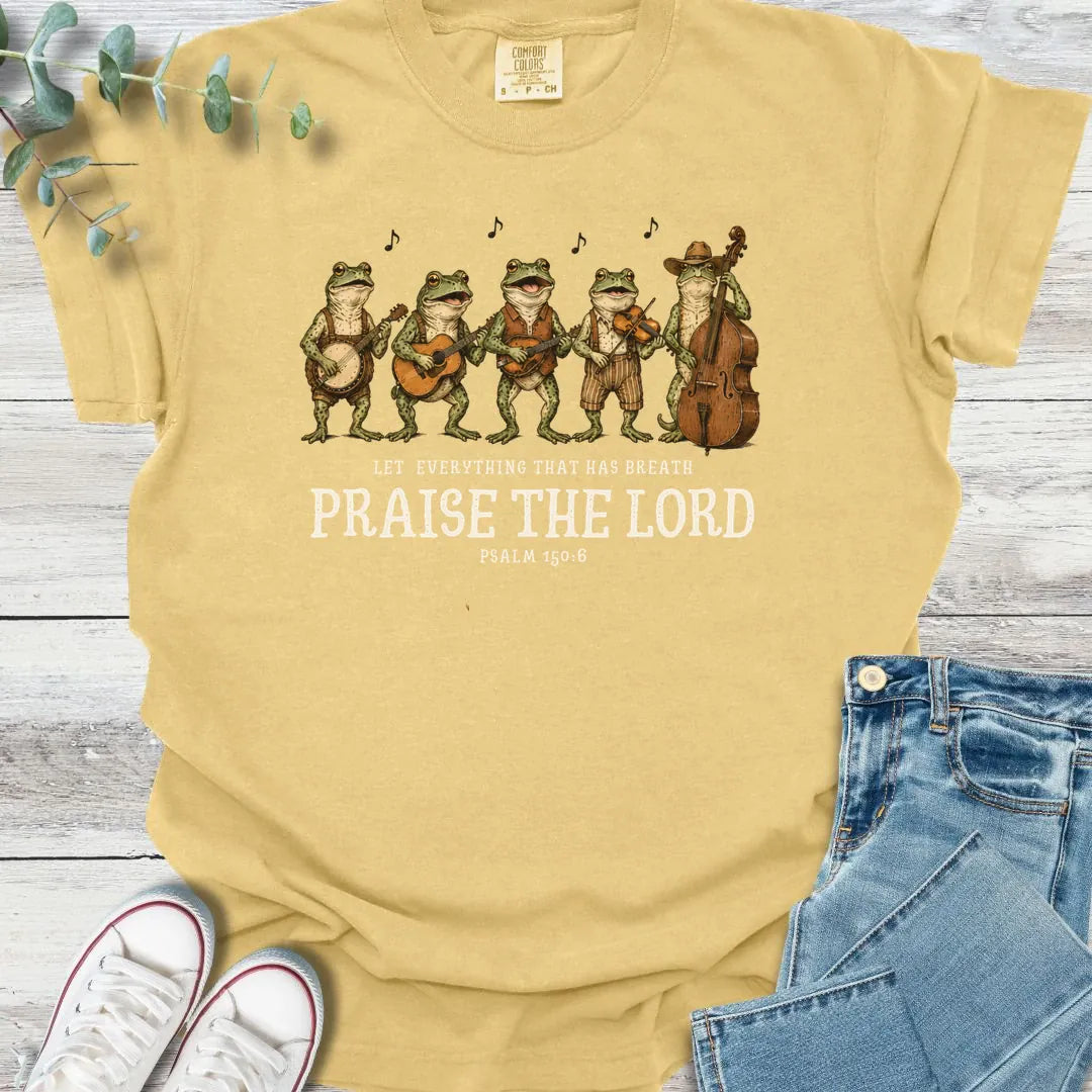 Frog Band T-Shirt - Christian graphic tee