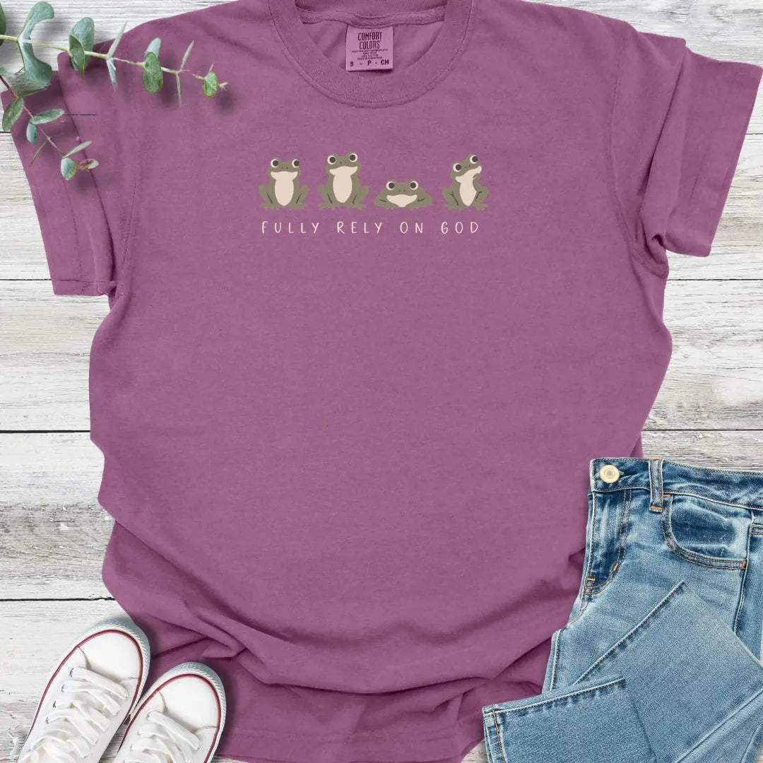 Froggy Faith T-Shirt - Christian graphic tee