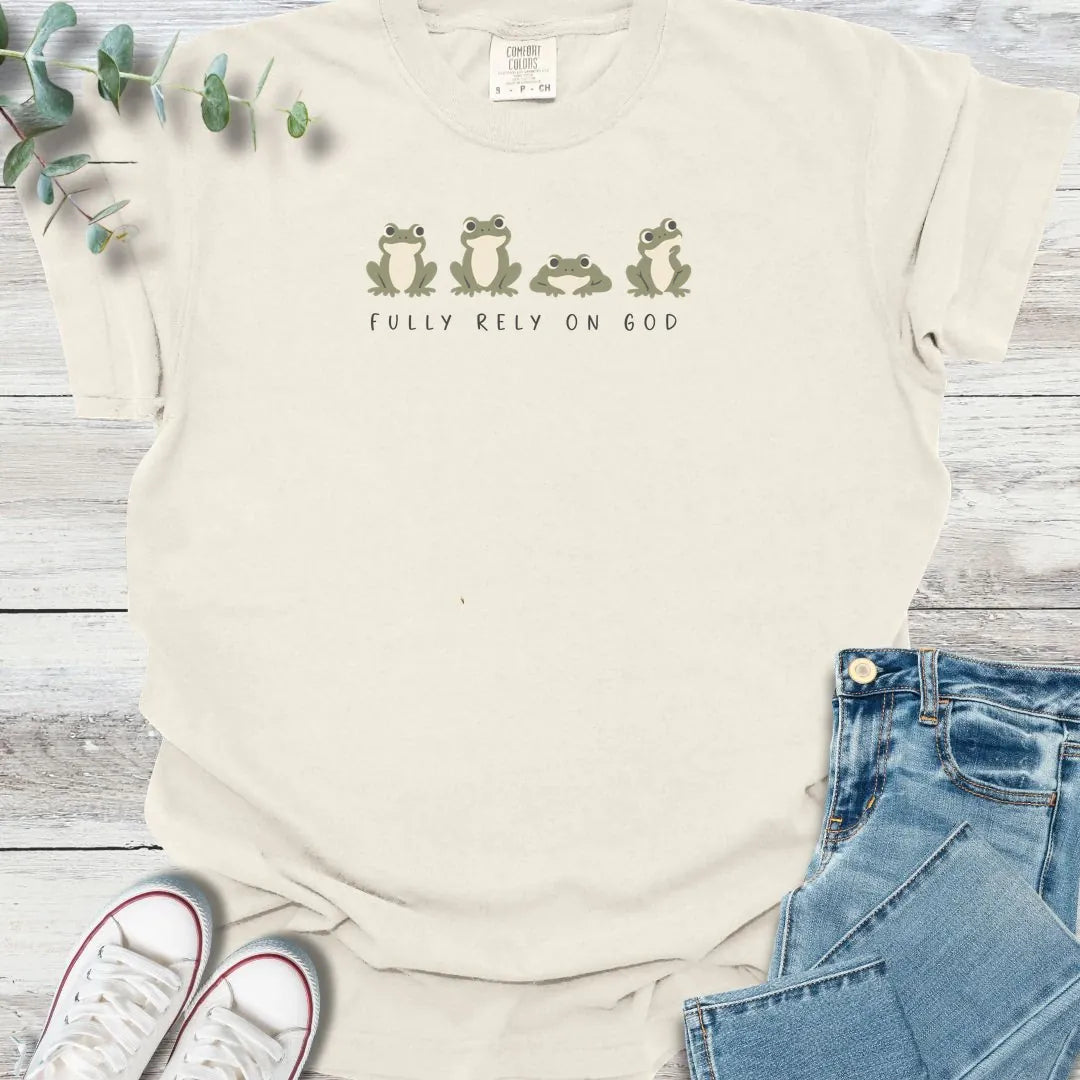 Froggy Faith T-Shirt - Christian graphic tee