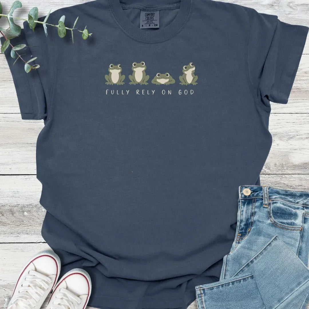 Froggy Faith T-Shirt - Christian graphic tee
