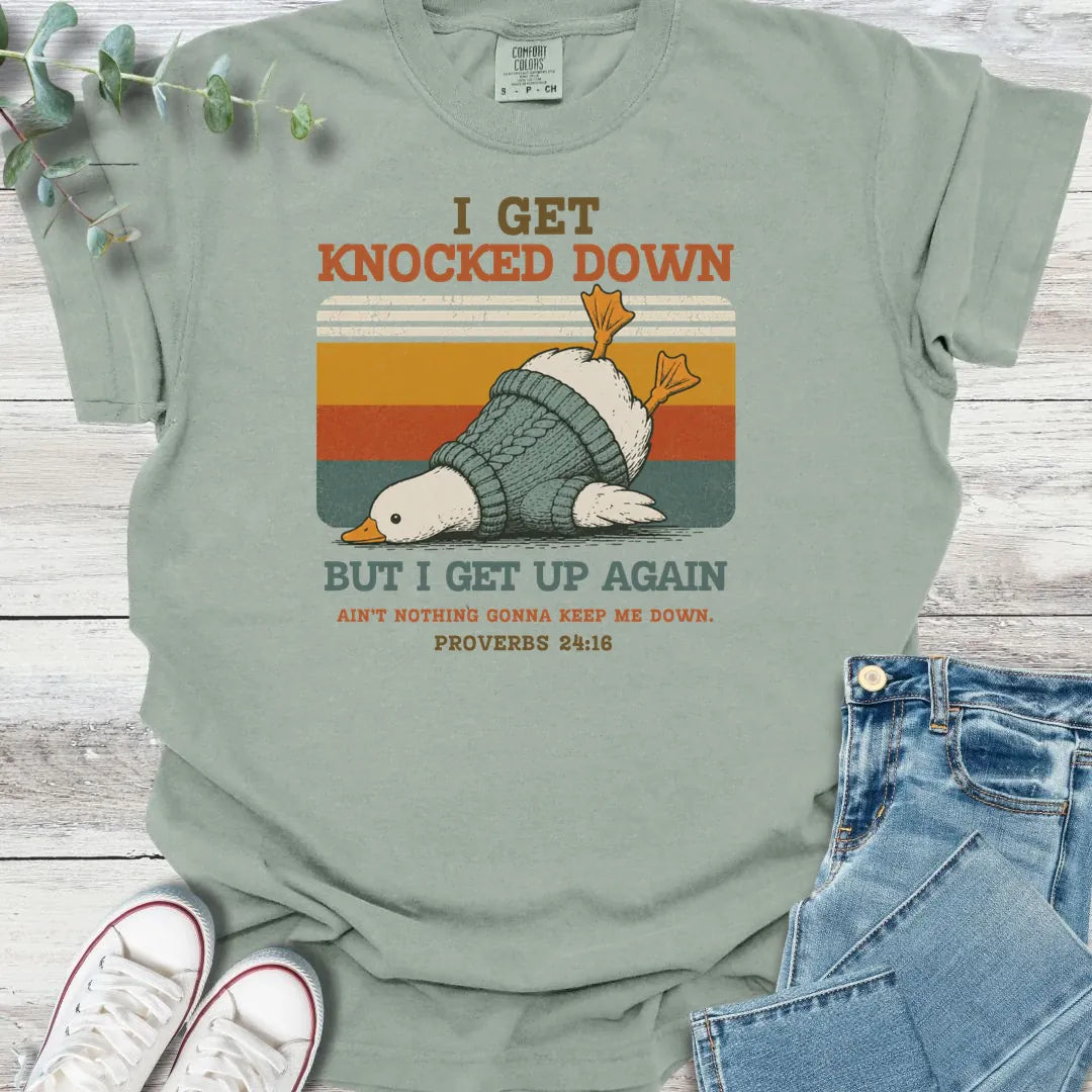 Get Up Again T-Shirt - Christian graphic tee
