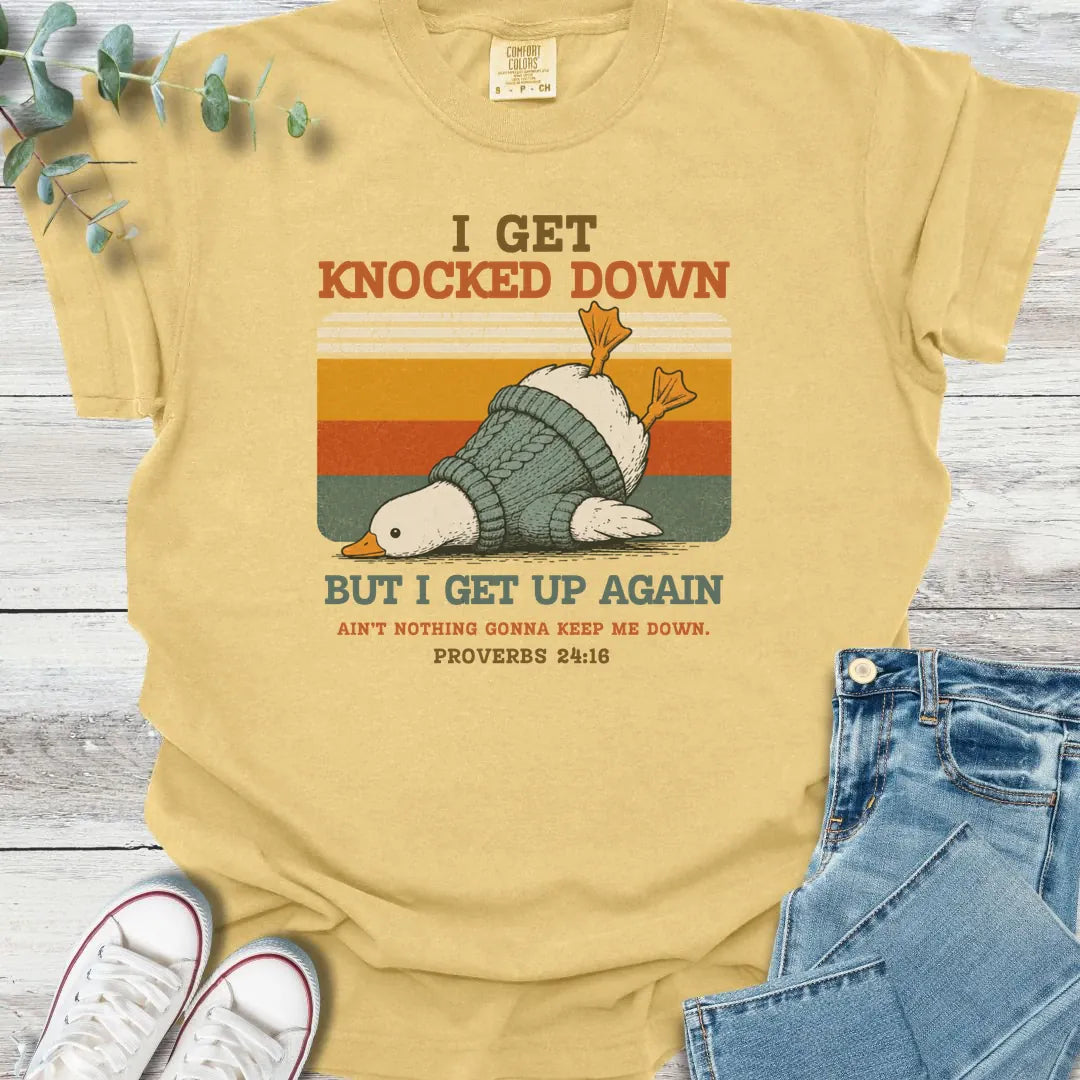 Get Up Again T-Shirt - Christian graphic tee