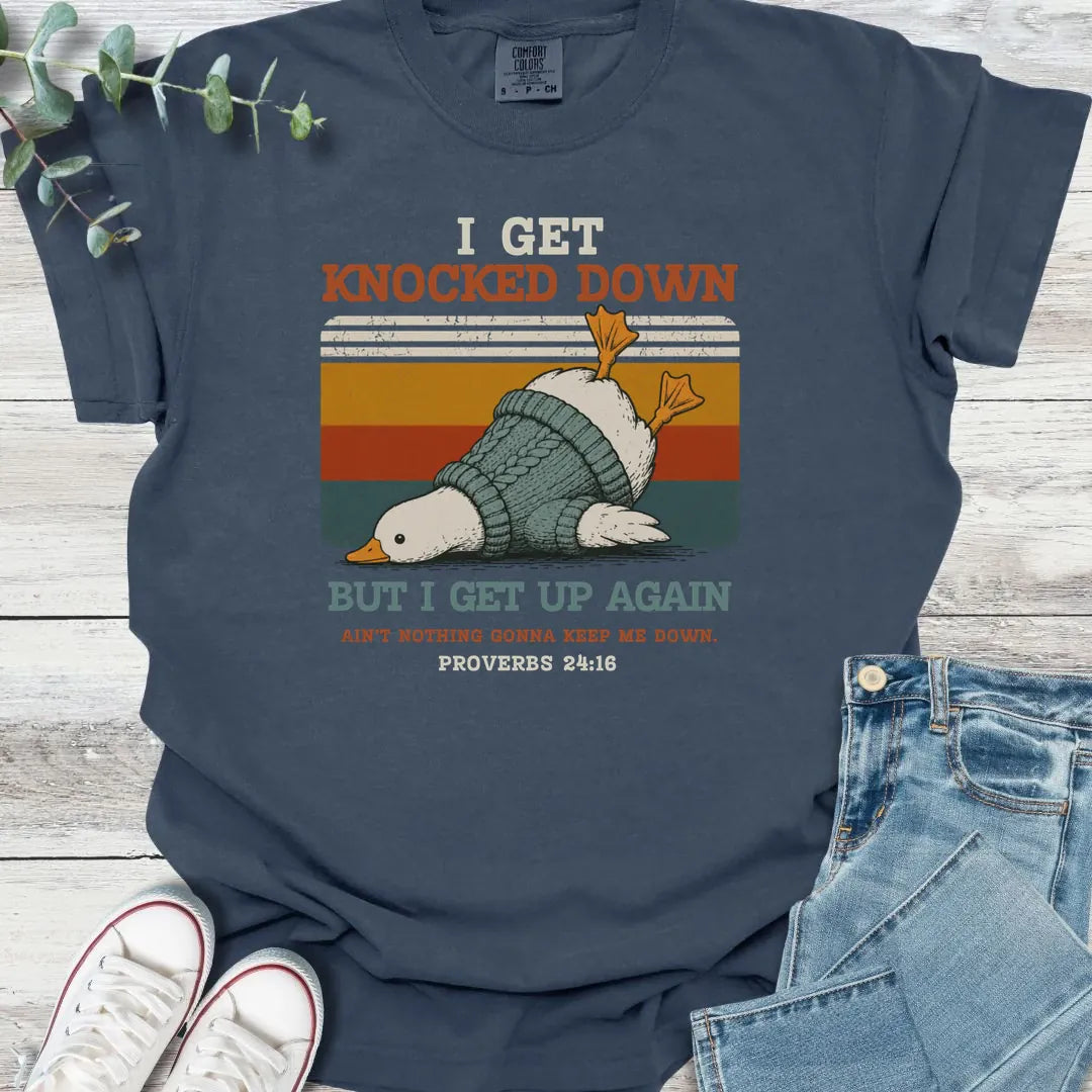 Get Up Again T-Shirt - Christian graphic tee
