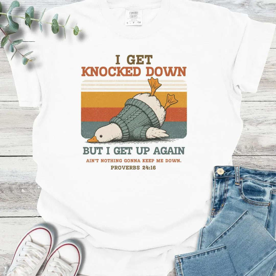 Get Up Again T-Shirt - Christian graphic tee