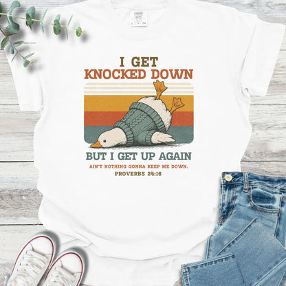 Get Up Again T-Shirt - Christian graphic tee