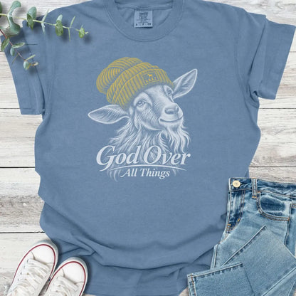 God Over All Things T-Shirt - Christian graphic tee