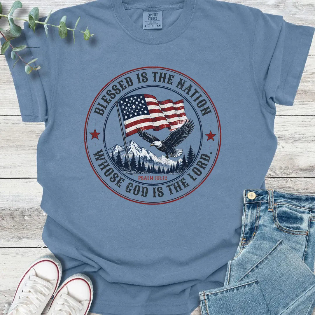 God's Nation T-Shirt - Christian graphic tee