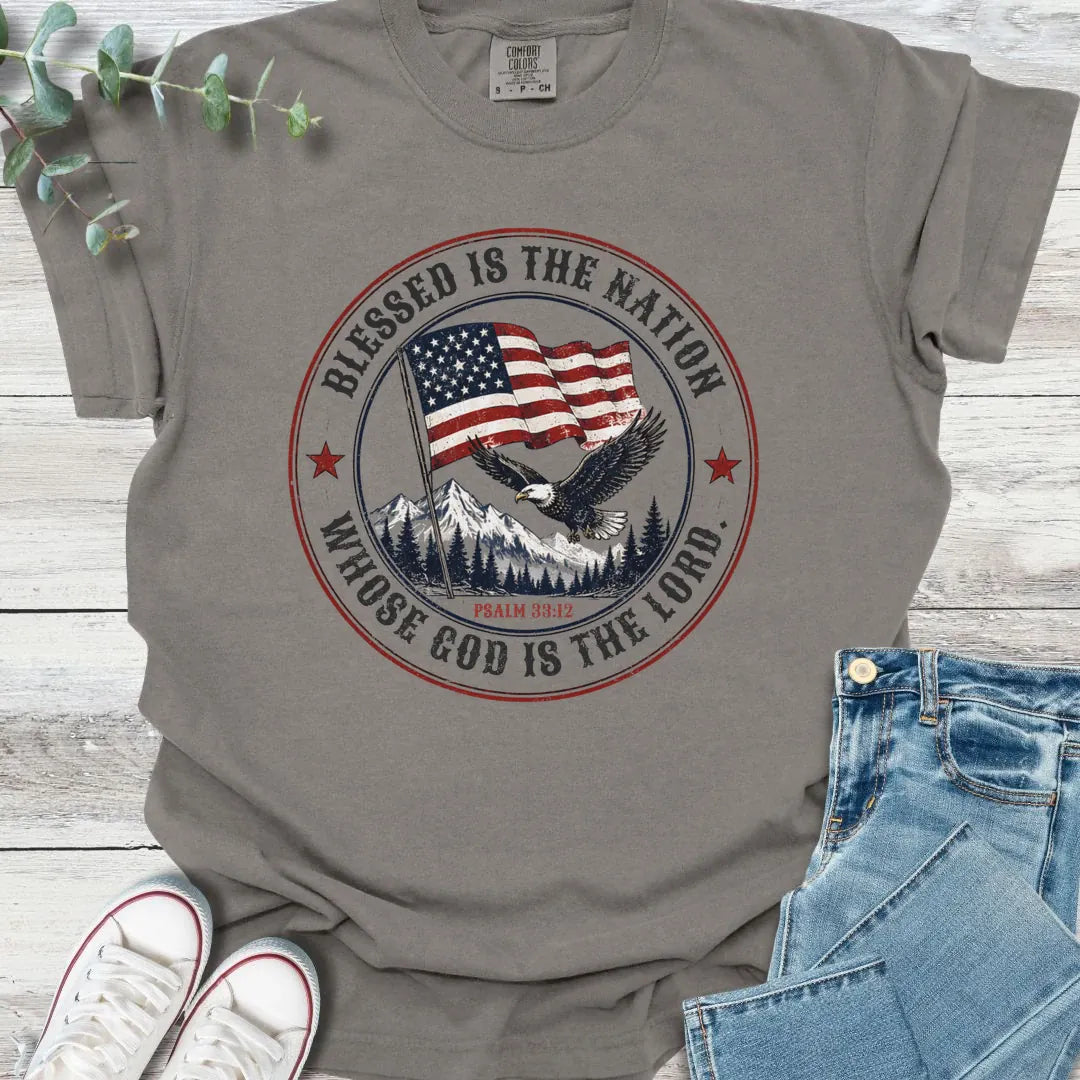 God's Nation T-Shirt - Christian graphic tee