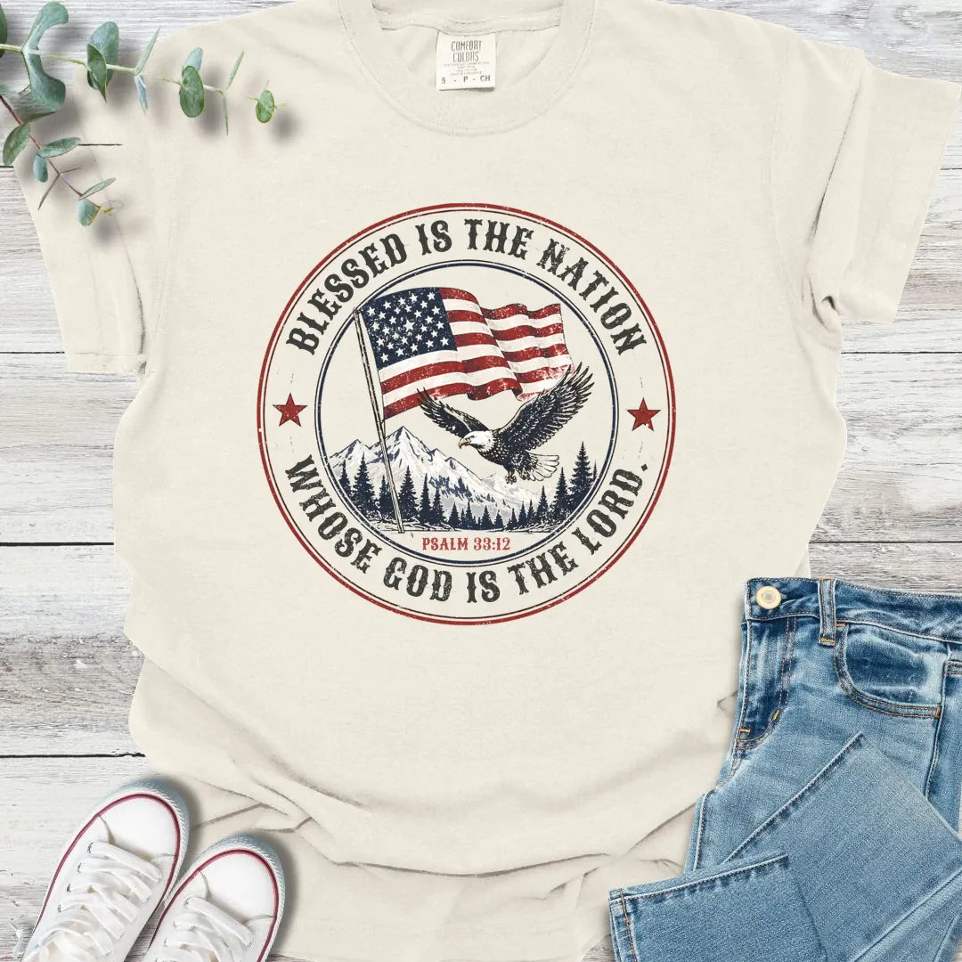 God's Nation T-Shirt - Christian graphic tee