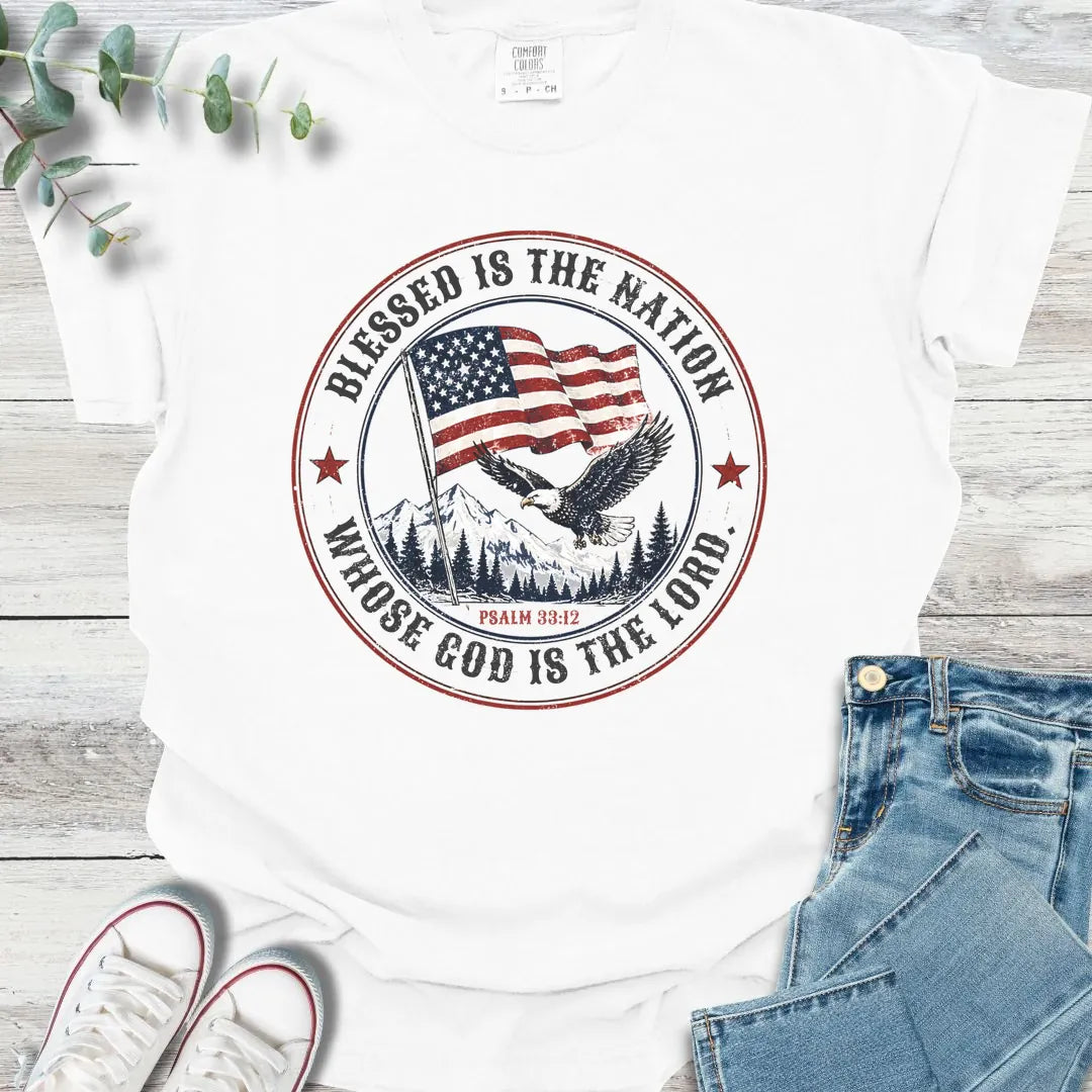 God's Nation T-Shirt - Christian graphic tee