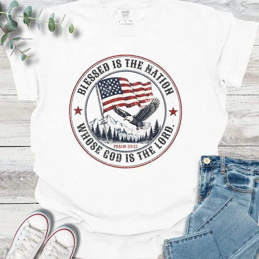 God's Nation T-Shirt - Christian graphic tee