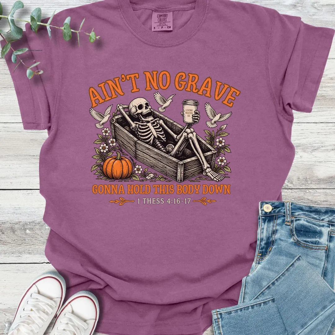 Grave Defeated T-Shirt - Christian graphic tee