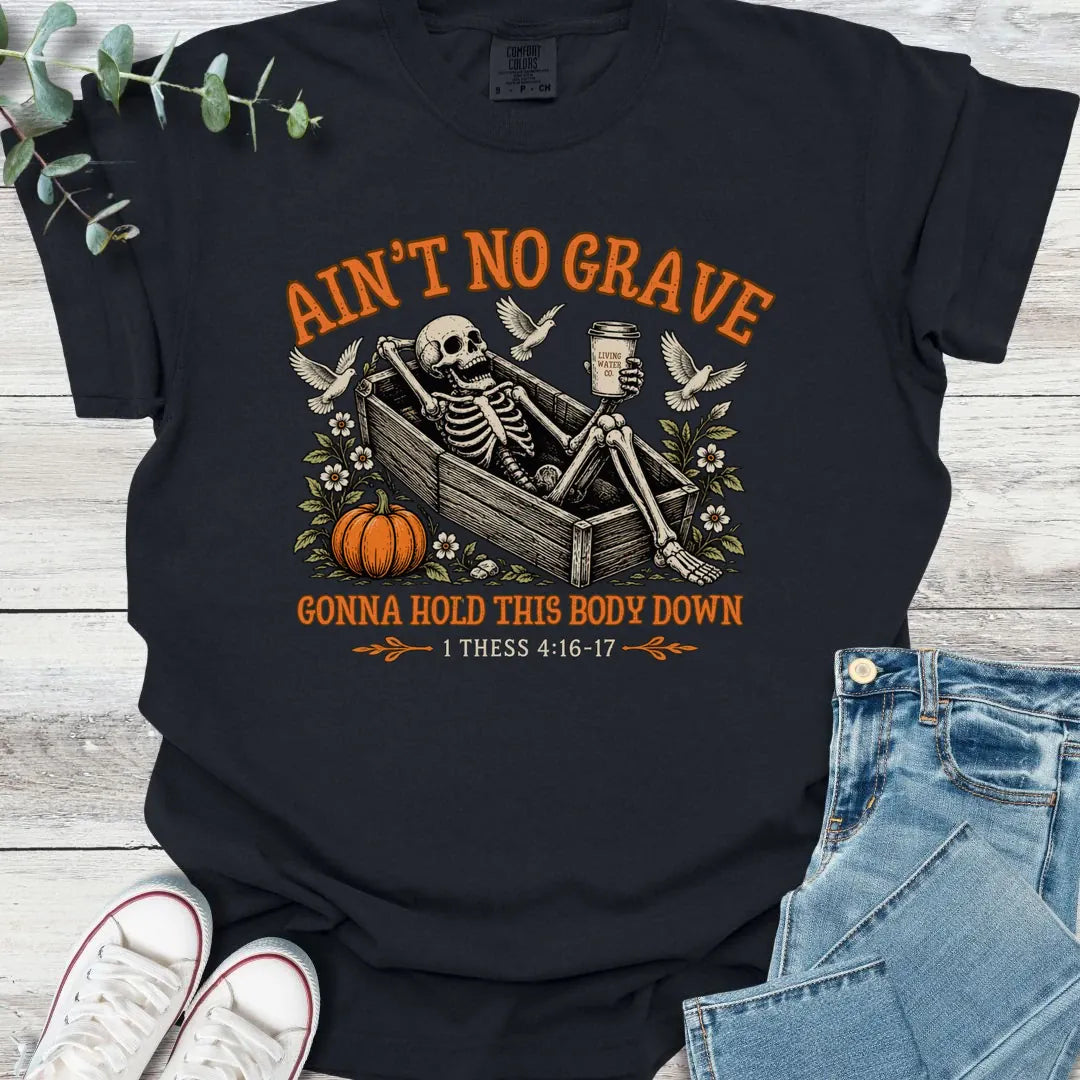 Grave Defeated T-Shirt - Christian graphic tee