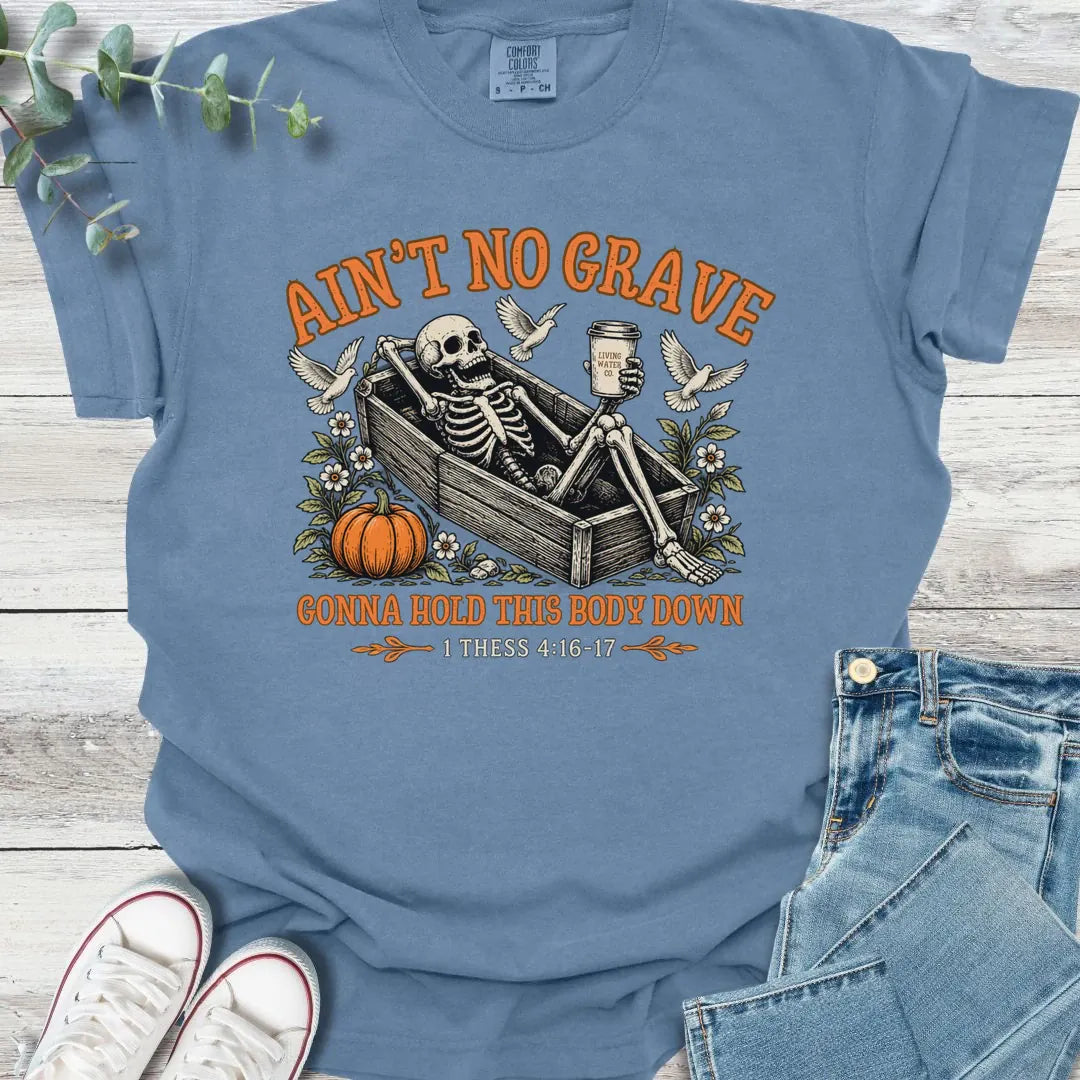 Grave Defeated T-Shirt - Christian graphic tee