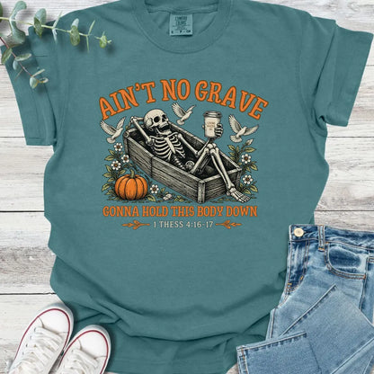 Grave Defeated T-Shirt - Christian graphic tee