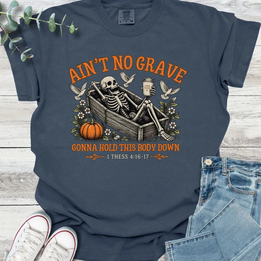 Grave Defeated T-Shirt - Christian graphic tee