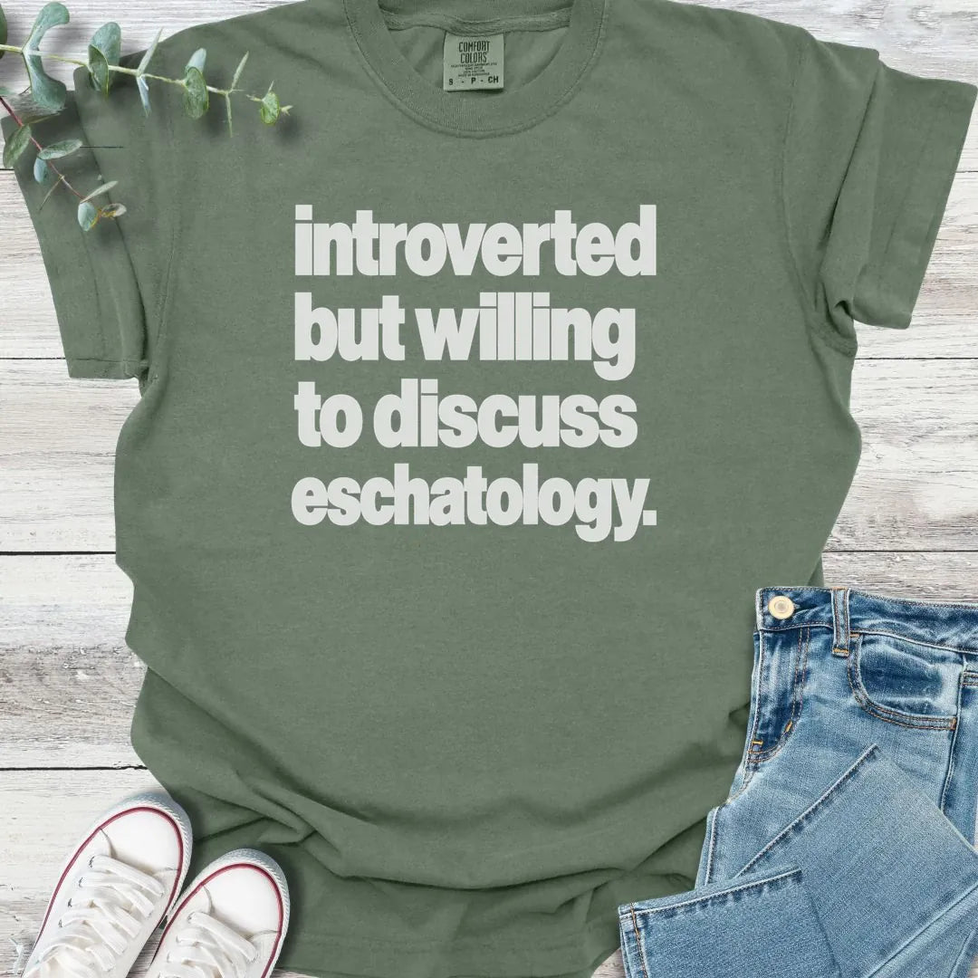 Introverted Eschatology T-Shirt - Christian graphic tee
