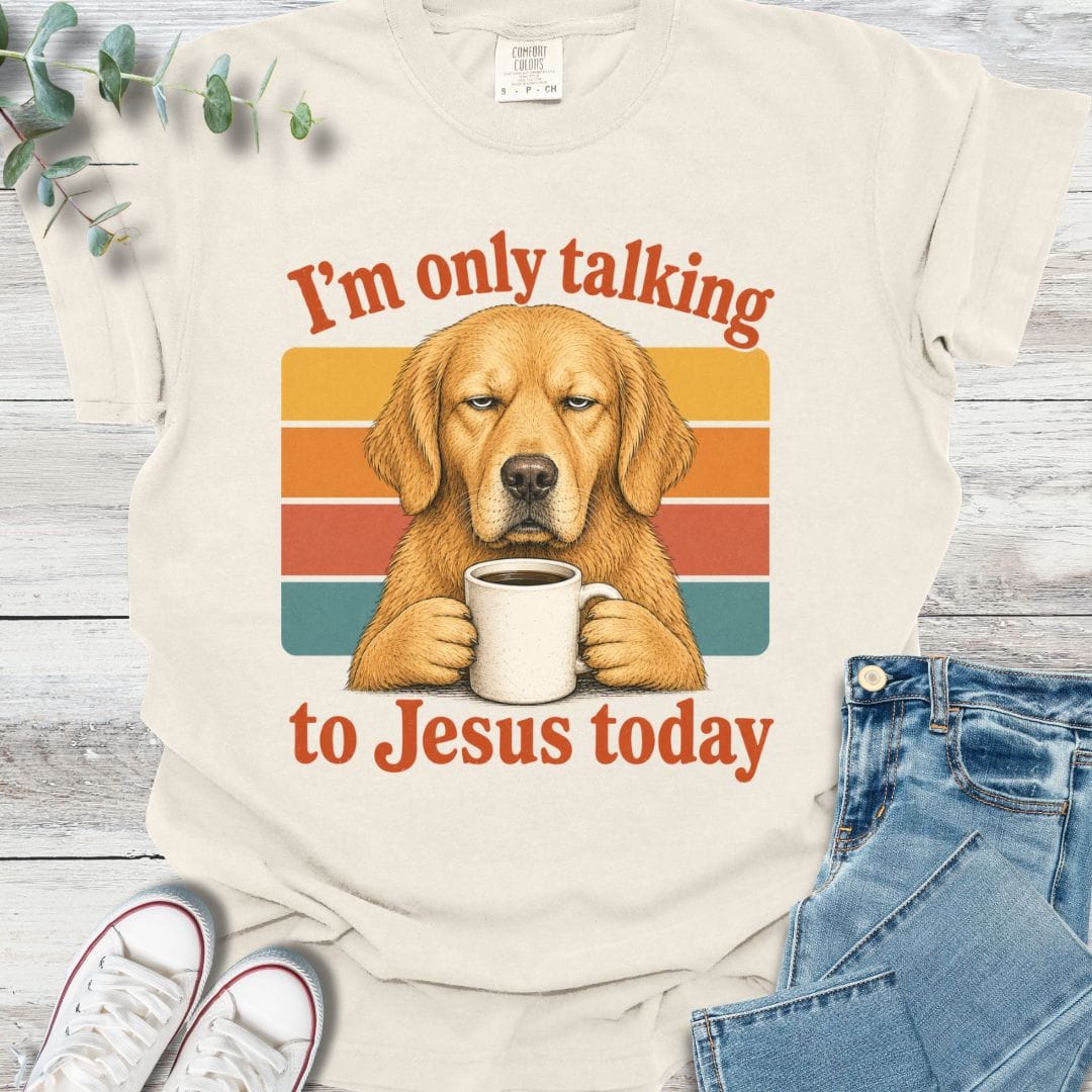 Not Today T-Shirt in Ivory - Christian graphic tee