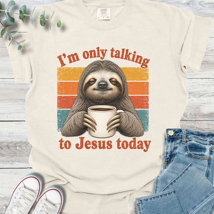 Quiet Time T-Shirt in Ivory - Christian graphic tee