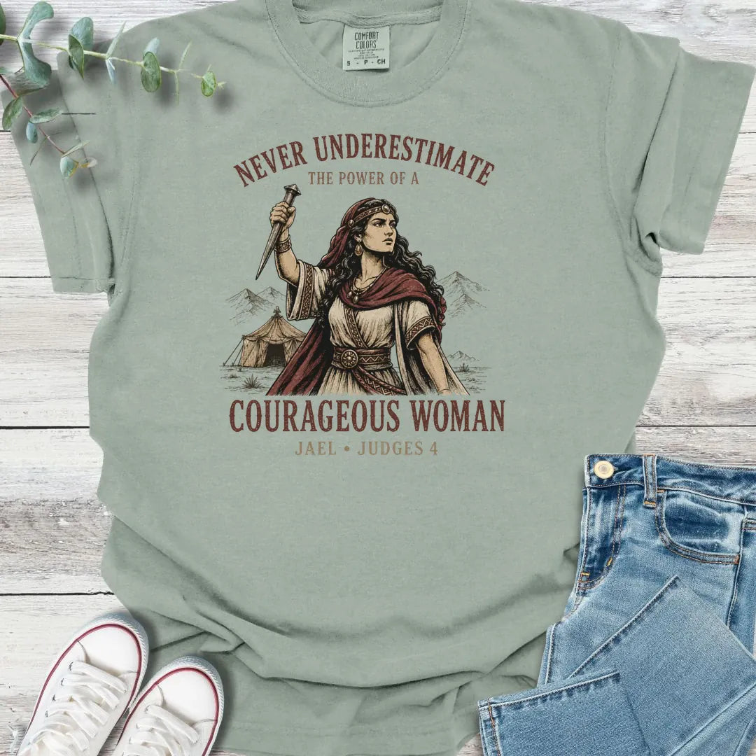 Jael Courage T-Shirt - Christian graphic tee