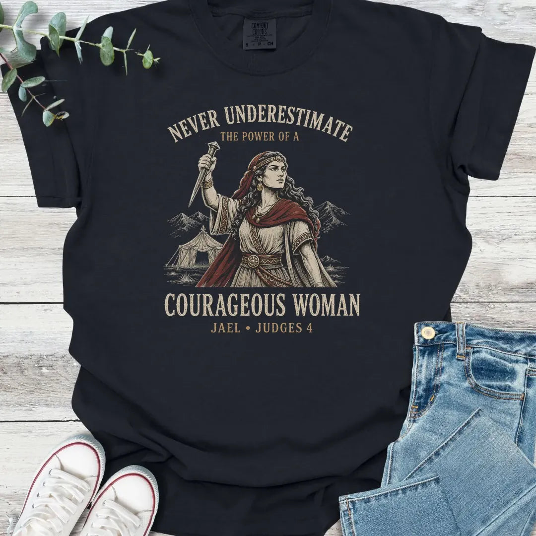 Jael Courage T-Shirt - Christian graphic tee