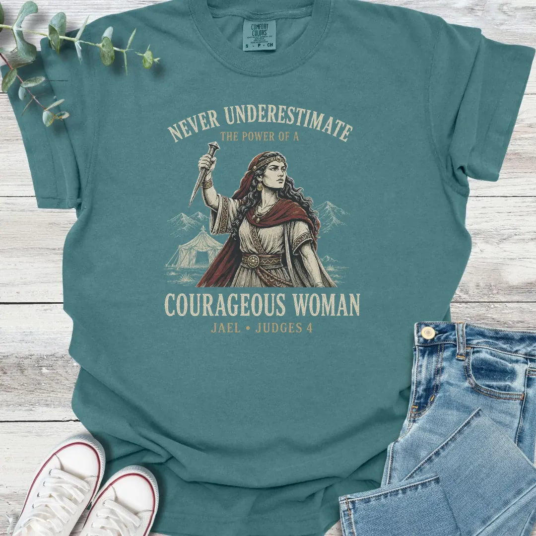 Jael Courage T-Shirt - Christian graphic tee