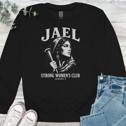 Jael Strong Sweatshirt - Christian graphic sweatshirt