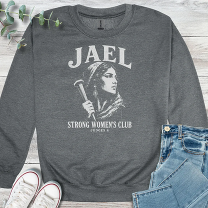 Jael Strong Sweatshirt - Christian graphic sweatshirt