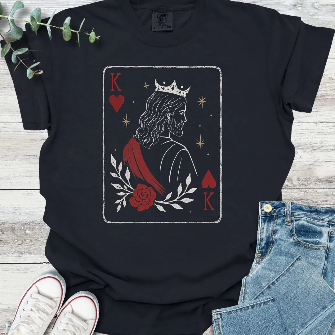 King of Hearts T-Shirt - Christian graphic tee