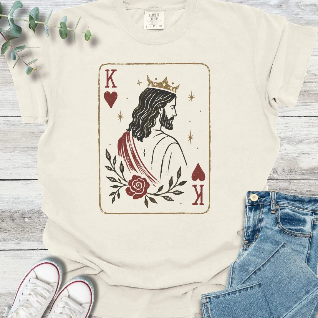 King of Hearts T-Shirt - Christian graphic tee