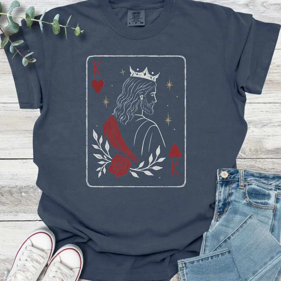 King of Hearts T-Shirt - Christian graphic tee
