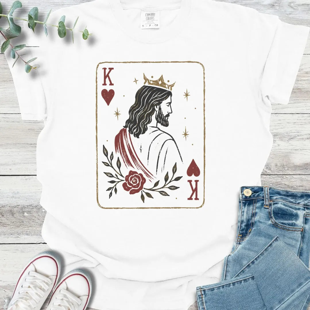 King of Hearts T-Shirt - Christian graphic tee