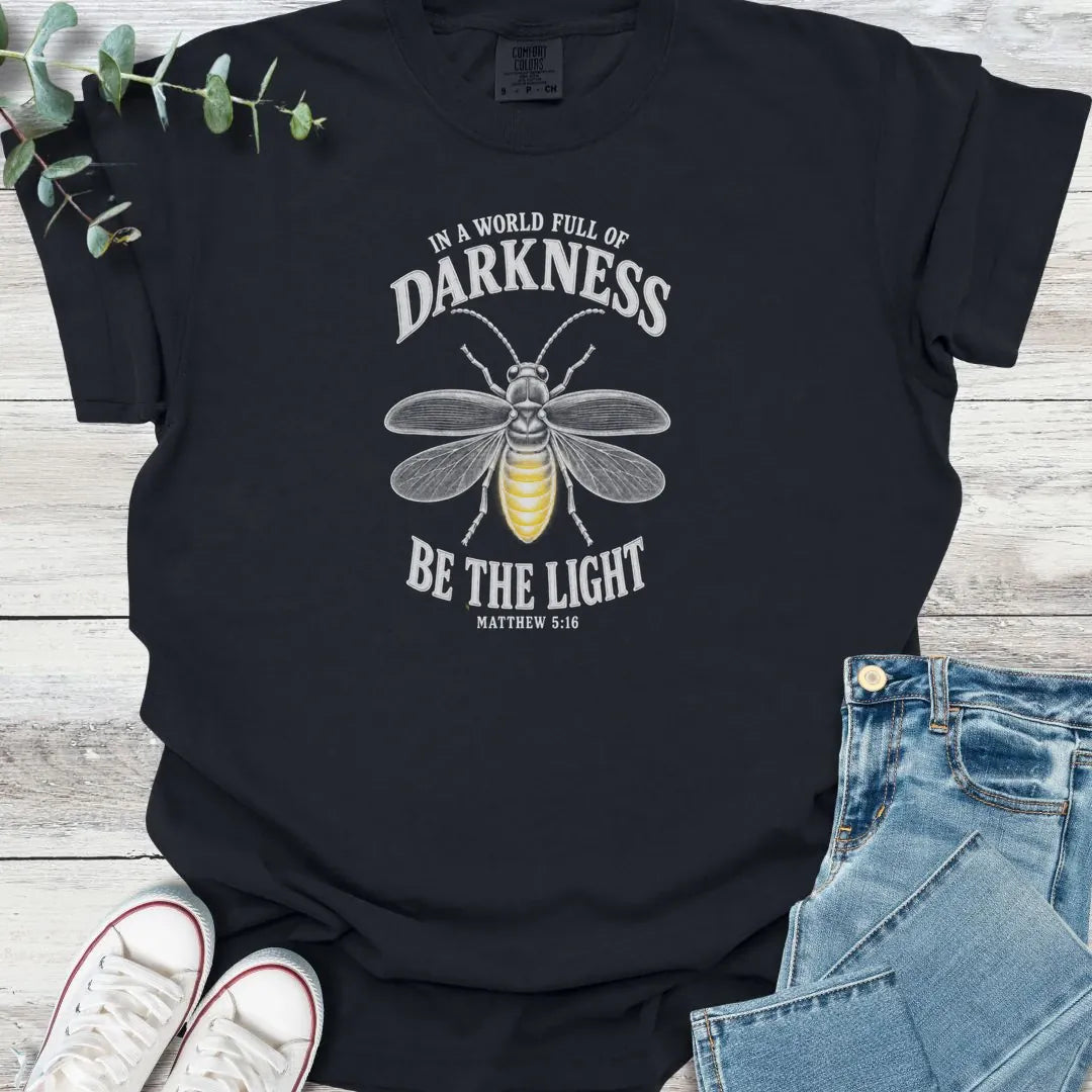 Light the Dark T-Shirt - Christian graphic tee