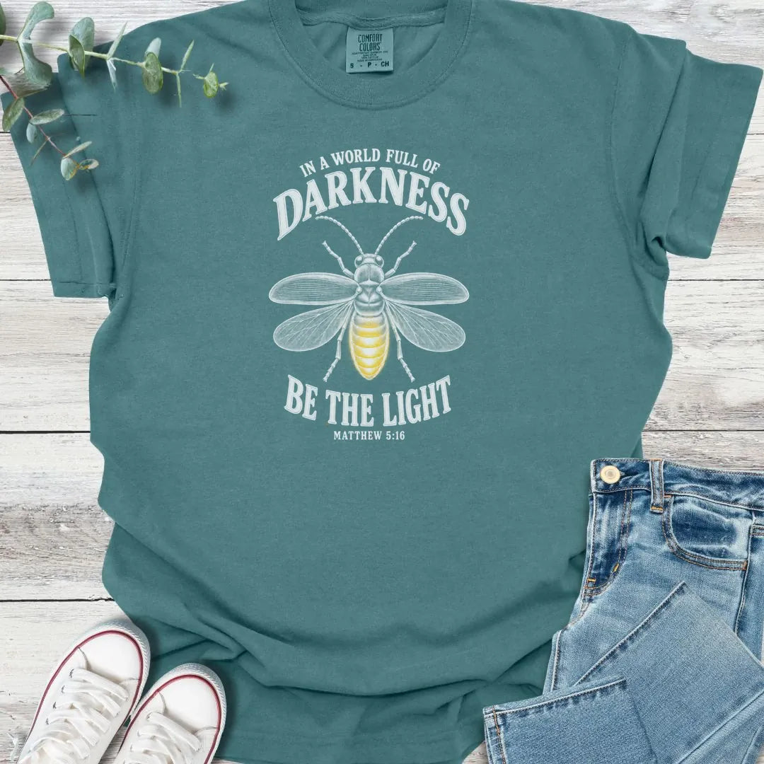 Light the Dark T-Shirt - Christian graphic tee
