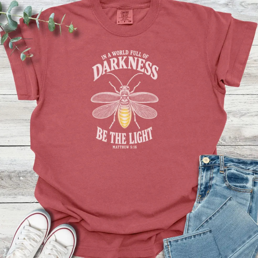 Light the Dark T-Shirt - Christian graphic tee