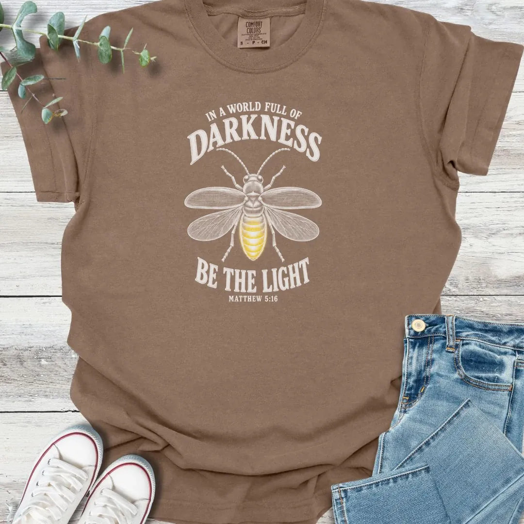 Light the Dark T-Shirt - Christian graphic tee