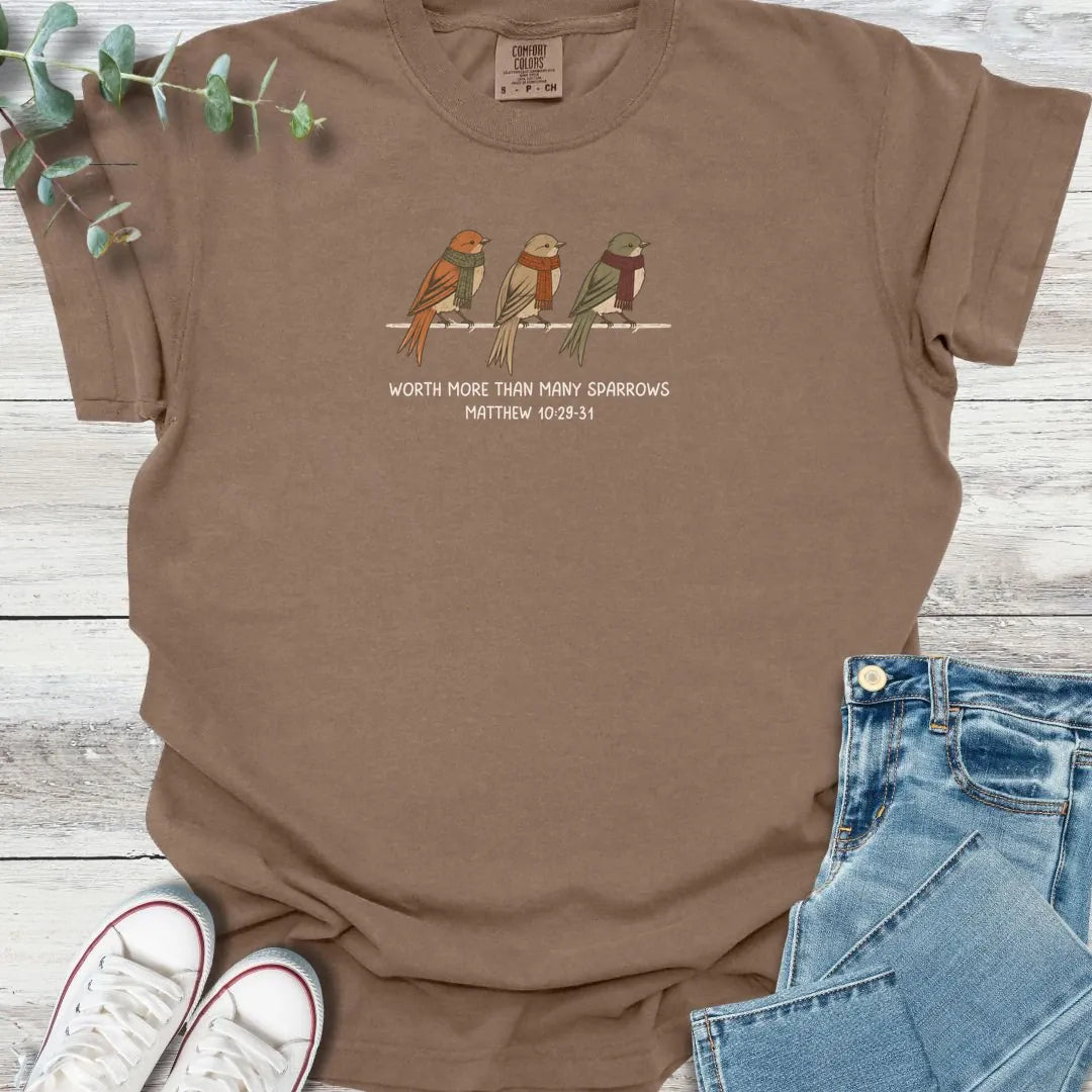 Many Sparrows T-Shirt - Christian graphic tee