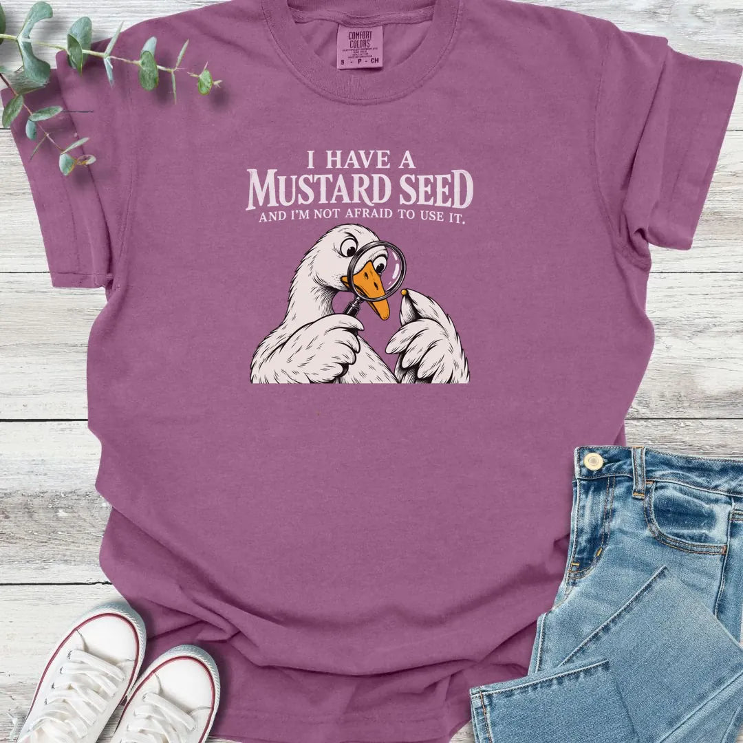Mustard Seed Power T-Shirt - Christian graphic tee