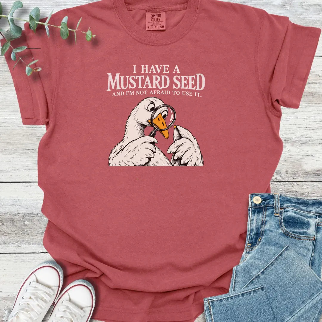 Mustard Seed Power T-Shirt - Christian graphic tee