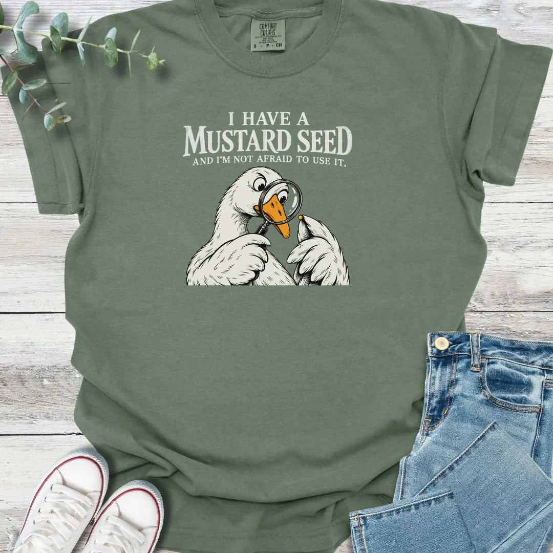 Mustard Seed Power T-Shirt - Christian graphic tee