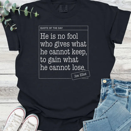 No Fool T-Shirt - Christian graphic tee