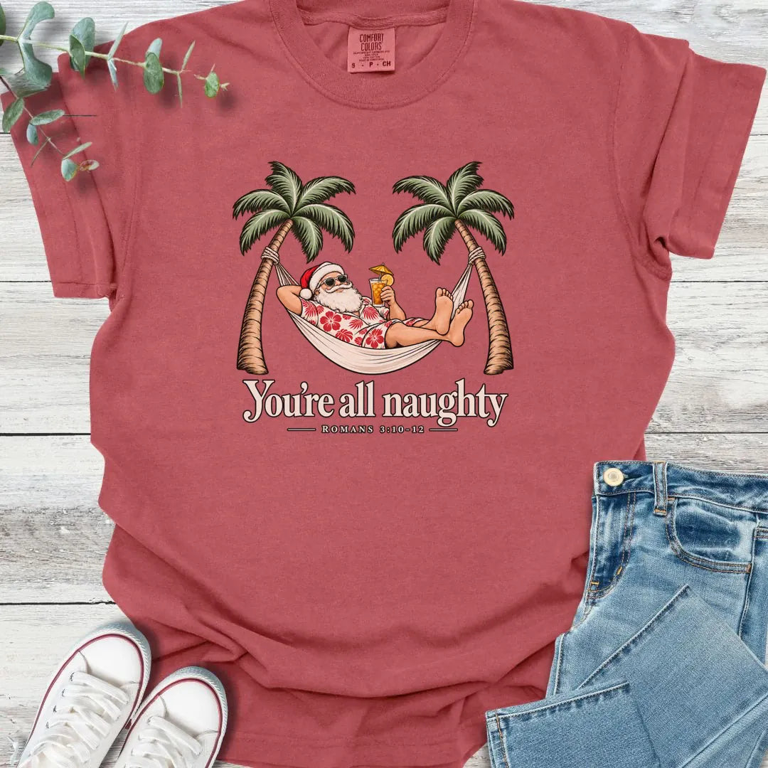 No Nice List T-Shirt - Christian graphic tee