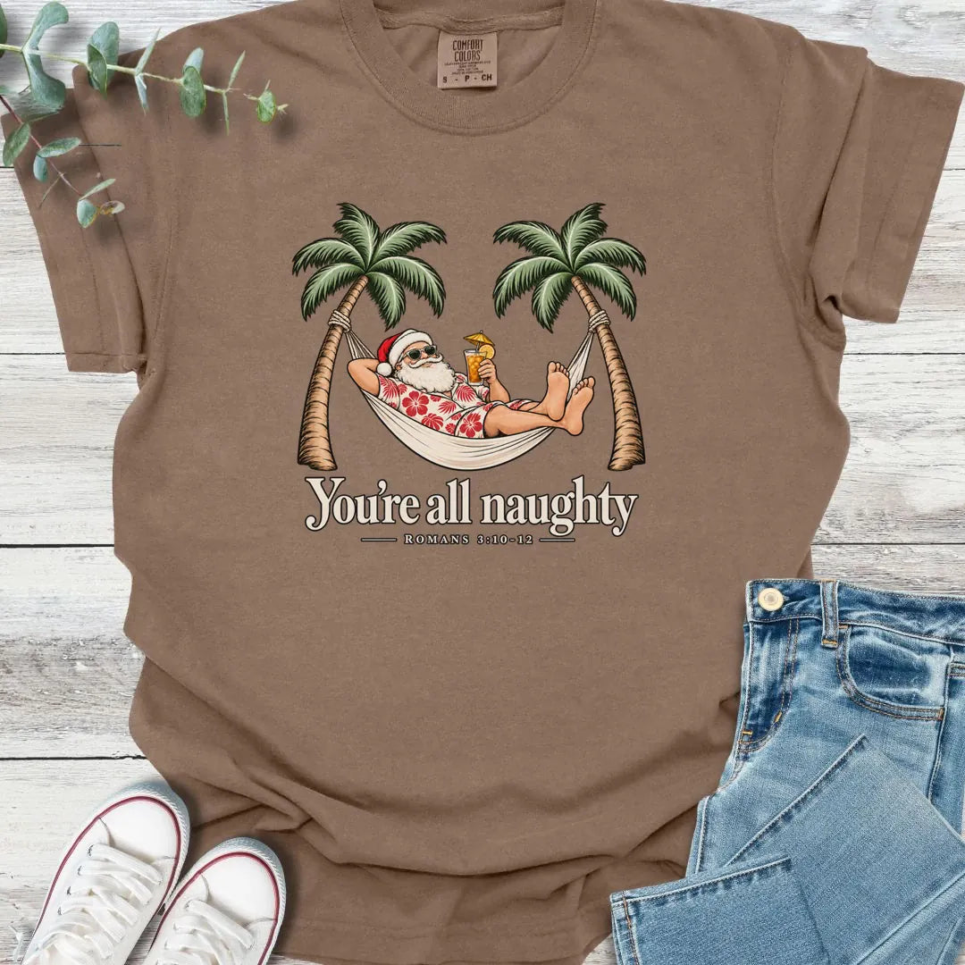 No Nice List T-Shirt - Christian graphic tee
