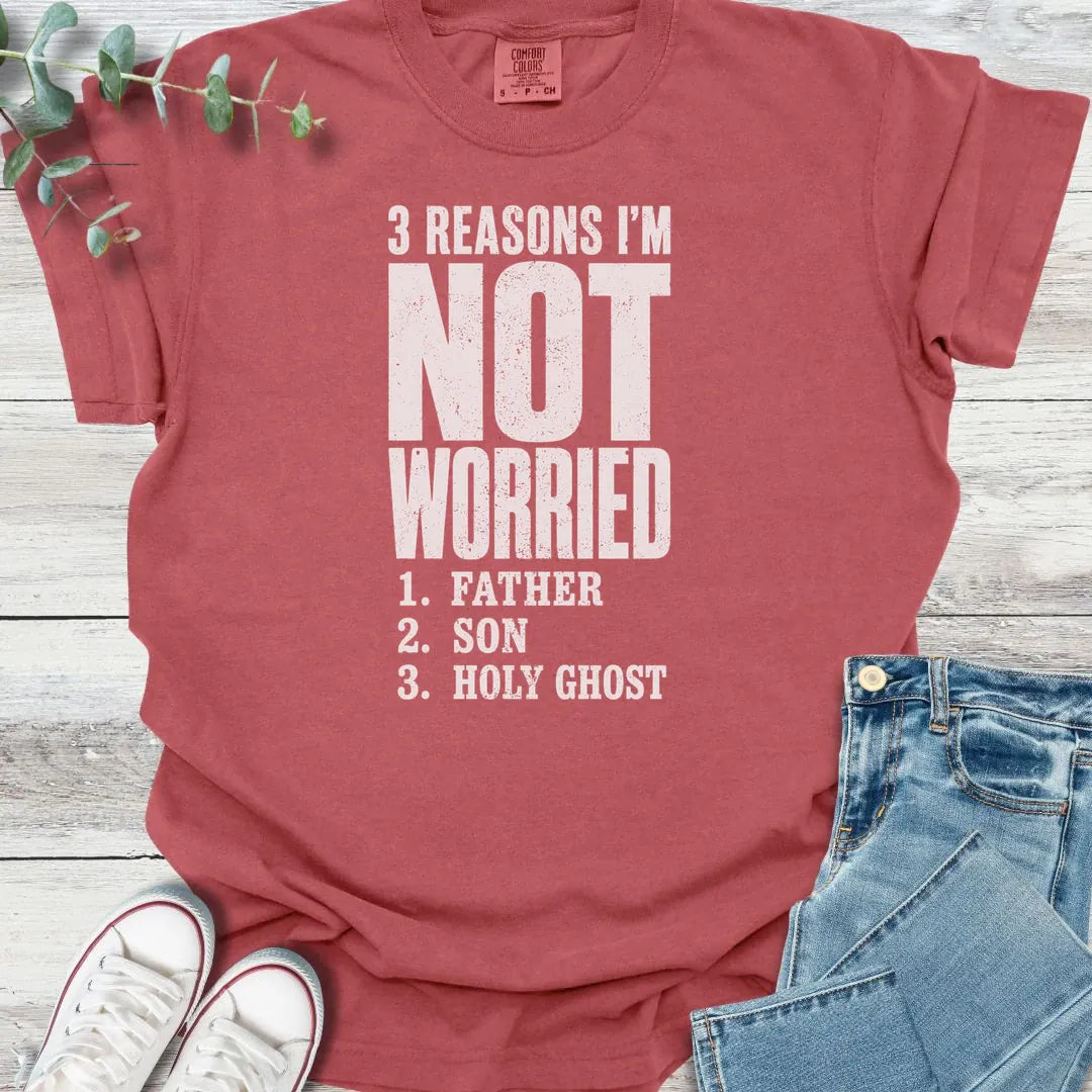 Not Worried T-Shirt - Christian graphic tee